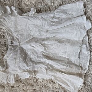 Love Notes White Embroidered Blouse